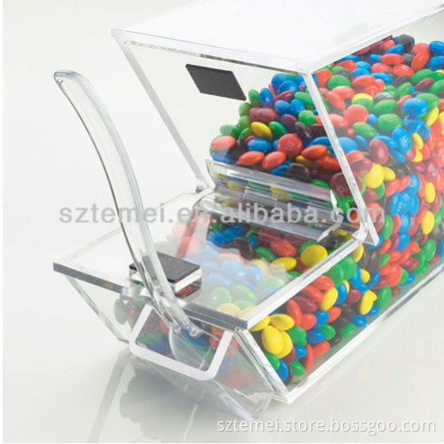 Stackable Topping Acrylic Dispenser with Holster